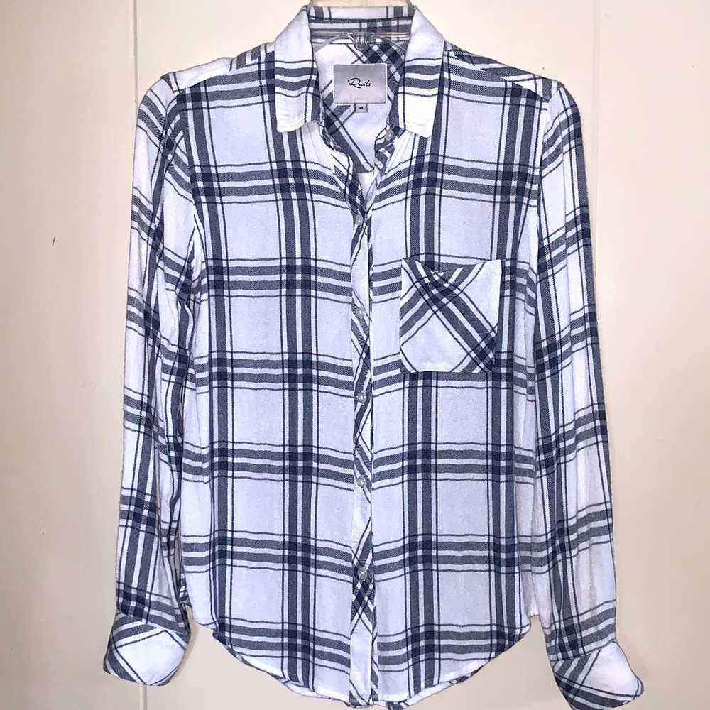 Rails Nordstrom’s Long Sleeve Plaid Flannel Top Women’s Size XS